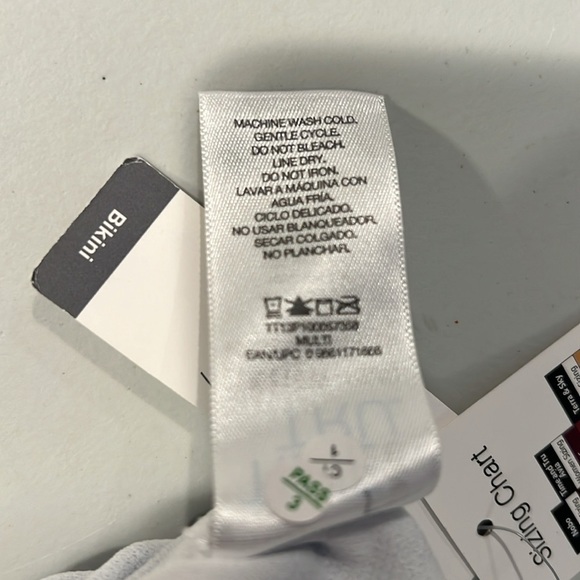 TIME AND TRU Ladies Swim Suit Tie at Bust. New with tags Size 1X (16w-18w) - Picture 11 of 11